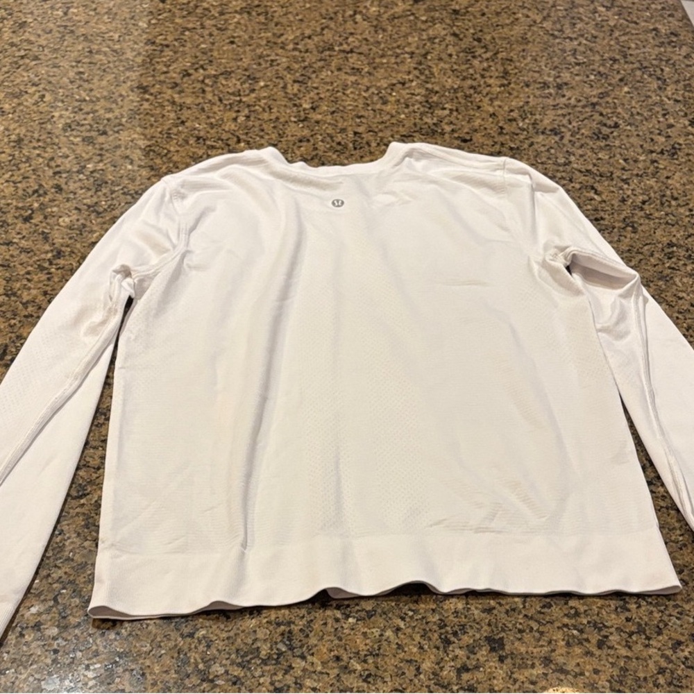Women's Long Sleeve White Top